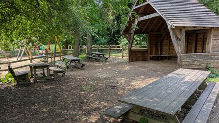 The Hutch, an outdoor space for hire at the Nature Discovery Centre