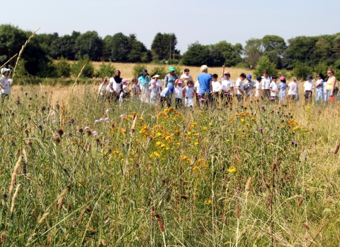 School children at Woolley Firs by Ric Mellis