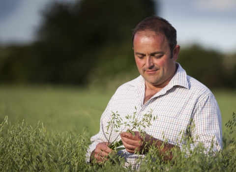 Stephen a farmer for the Jordans farm partnership