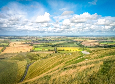 View of Oxfordshire from White Horse Hill