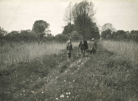 Naturalists at Woodwalton Fen, Huntingdonshire, in 1935. Picture: The Wildlife Trusts